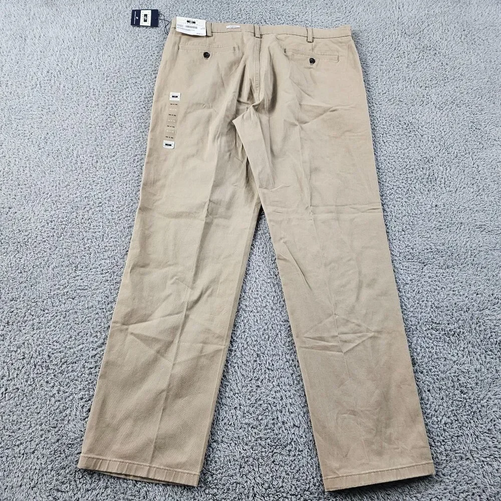 Joseph Abboud Pants Mens 36x31 Khaki Heritage Chino Comfort Stretch Golf Casual